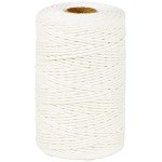 PerkHomy Cotton Butchers Twine String 500 Feet 2mm Twine for Cooking Food Safe Crafts Bakers Kitchen Butcher Meat Turkey Sausage Roasting Gift Wrapping Gardening Crocheting Knitting
