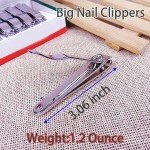ULYSIA Nail Clippers Set, Ultra Sharp Stainless Steel Fingernail and Toenail Clipper Cutters,Travel Nail Kit for Men Women