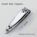 ULYSIA Nail Clippers Set, Ultra Sharp Stainless Steel Fingernail and Toenail Clipper Cutters,Travel Nail Kit for Men Women