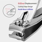 ULYSIA Nail Clippers Set, Ultra Sharp Stainless Steel Fingernail and Toenail Clipper Cutters,Travel Nail Kit for Men Women