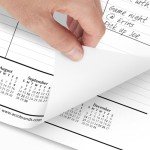 AT-A-GLANCE 2025 Desk Calendar, Desk Pad, 21-3/4" x 17", Large, Ruled Blocks, Monthly (SK250025)