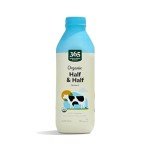 365 By Whole Foods Market, Half And Half Organic, 32 Ounce