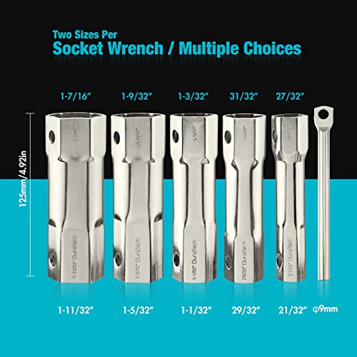 Shower Valve Socket Wrench Set with Bar Handle