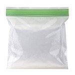 Amazon Basics Reclosable Sandwich Double Zipper Storage Bags, 100 Count, Pack of 1