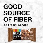 KIND Breakfast, Healthy Snack Bar, Dark Chocolate Cocoa, Gluten Free Breakfast Bars, 8g Protein, 1.76 OZ Packs (6 Count)