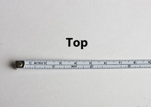 Perfect Tape Measure - Pocket Precision Circumference and Diameter Tape Measure and Layout Pocket Tool in Metric and Imperial - 1/4" Width x 6.6ft / 2m Length Blade