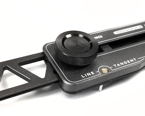 SST Stair Tread Gauge and Shelf Layout Tool | Accurately Measure Material Edge, Length, Angle | Removable Edge Pins to Precisely Transfer Stair Treads, Risers, Shelves, Cabinet Dimensions