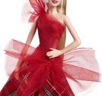 Barbie Signature Doll, 2024 Holiday Blonde Fashion Doll Wearing Gown with Plaid Skirt, Seasonal Collector Gift in Displayable Packaging