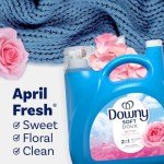 Downy Fabric Softener Liquid, April Fresh Scent, 140 fl oz, 190 Loads, HE Compatible
