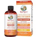 MaryRuth's Liquid Multivitamin + Lustriva® Hair Growth for Women| Biotin 10000mcg | Vitamin D | B Vitamins |Clinically Tested for Thicker Hair, Wrinkles, Fine Lines, Skin Care| Ages 18+ | 15.22 Fl Oz