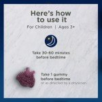 Zarbee's Children's Sleep Gummies with Melatonin, Non-Habit Forming Children's Sleep Gummies Work with Natural Sleep Cycles to Promote Peaceful Sleep, Drug-Free, Natural Strawberry, 60 ct