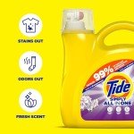 Tide Simply Clean & Fresh Liquid Laundry Detergent, Berry Blossom Scent, 89 loads, 117 fl oz