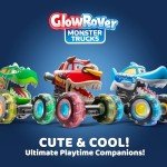JOYIN 3 Pack Monster Truck Toy - Motion Activated Light-Up Cars for Toddlers - Monster Treads Lightning Wheels - Baby Toy Present - Press & Go Cars for Boys Girls