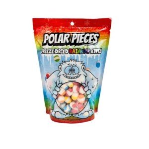 Polar Pieces Freeze Dried Candy Rainbow Bites (4.23 oz) - Premium Freeze Dried Crunchy Fruit Candy Snack With Enhanced Flavor in Every Bite