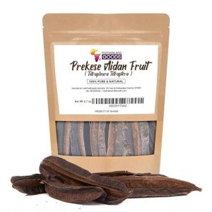 Motherland Goods Prekese Aidan Fruit - Tetrapleura Tetraptera - Prekese from Ghana - West African Spices (2 Pieces (2 Oz), Whole)