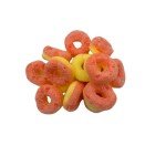 Polar Pieces Freeze Dried Candy Peach Rings (4.23 oz) - Premium Freeze Dried Crunchy Peach Candy Snack With Enhanced Flavor in Every Bite