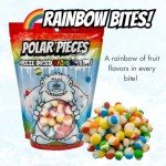 Polar Pieces Freeze Dried Candy Rainbow Bites (4.23 oz) - Premium Freeze Dried Crunchy Fruit Candy Snack With Enhanced Flavor in Every Bite
