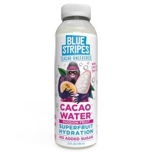 Blue Stripes Passion Fruit Cacao Water, 10 FZ