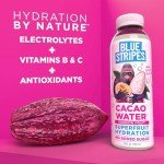 Blue Stripes Passion Fruit Cacao Water, 10 FZ