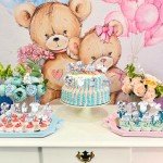 40 PCS Oh Baby Cupcake Toppers Swan Pacifier Onesie Baby Carriage Bear Baby Girl Cupcake Picks It's a Boy Baby Shower Decorations for Boys Birthday Baby Shower Party Cake Decorations Supplies Blue