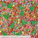 Twinkling Trees Sprinkle Mix| Made In USA By Sprinkle Pop| Red Pink Green Lime Purple Rainbow Sprinkles with Christmas Tree Royal Icings| Christmas Sprinkles For Decorating Cake Cupcakes Cookies,2oz