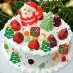 Sentovac 15 Pcs Christmas Icing Decoration Edible Santa Claus Christmas Tree Mix Candy Dessert Sprinkles DIY For Cookie Cake Cupcake Topper Icing Frosting Decoration Christmas Supplies