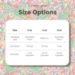 Twinkling Trees Sprinkle Mix| Made In USA By Sprinkle Pop| Red Pink Green Lime Purple Rainbow Sprinkles with Christmas Tree Royal Icings| Christmas Sprinkles For Decorating Cake Cupcakes Cookies,2oz