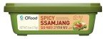 Chung Jung One O'Food Spicy Ssamjang, Korean Spicy Seasoned Soybean Paste Sauce, Perfect for Rice, Noodles, Fresh Vegetables and Meat, Hot & Flavorful (0.37lb, 170g)