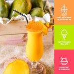 Fanale Popping Boba Pearls, 100% Fat Free, Non-GMO & Gluten Free Bursting Boba, Vegan Pearls for Bubble Tea, Shakes, Desserts and Smoothie, Mango 1 Pound (Pack of 1)