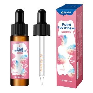 Cotton Candy Flavoring - 1 Fl Oz Cotton Candy Extract for Baking Concentrated Candy Flavoring for Candy Making Cotton Candy Lip Gloss Flavoring Oil - with Glass Dropper