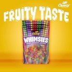Whimsie Crunchy Fruit Chews Bag of Candy Bites - 150g Soft Halloween Candy Variety Pack with Mouthwatering Flavors - Kosher Certified Assorted Candy Bulk for Snacking & Sharing (Regular)