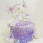 EPHVODI Sprinkles for Cake Decorating, White Pearl Sugar Sprinkles for Cupcake Toppers Wedding Party Halloween Christmas Supplies, 4 Sizes Sprinkles Mix