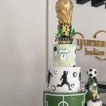 1 Pack Soccer Happy 10th Birthday Cake Topper Sport Soccer Ball Cake Picks for Football Theme Kids 10th Birthday Party Cake Decorations Supplies