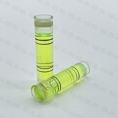 Utoolmart 9.5×40mm Green Universal Precision Bubble Level Vials Spirit Level Picture Hanging Levels Mark Measuring Instruments Layout Tools 10pcs