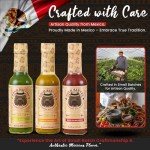 Polo Sauces Red Habanero Hot Sauce — America's Favorite and Award-Winning Habanero Sauce Blended with Bell Pepper, Spices & Saffron — Expert Heat, Gluten-Free, No Fat or Added Sugar - 5.2 fl oz (Vegan)