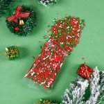 Christmas Sprinkles for Cake Decorating Edible Red and Green Sprinkle Mix Jimmies Sanding Sugar Cake Sprinkles for Baking Cupcake Cookies Ice Cream Topper Xmas Party 6.35 ounces