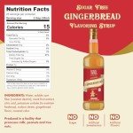 ChocZero Sugar Free Coffee Syrup, Gingerbread Flavor, Simple Syrup Drink Mix, Gingerbread Latte, Protein Shakes & Baking, Gluten Free, All Natural, 25.4 Ounces Bottle (Pack of 1)