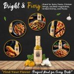 Polo Sauces Orange Habanero Hot Sauce — America's Favorite and Award-Winning Habanero Sauce Mixed with Bell Pepper, Spices & Garlic — Expert Heat, No Gluten, No Fat or Added Sugar - 5.2 fl oz (Vegan)