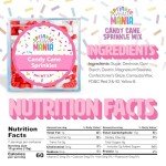 Candy Cane Themed Christmas Sprinkles for Cookies – Our Festive Red & White Holiday Sprinkles are perfect Christmas Cake Decorations – Candy Cane Sprinkles for Hot Cocoa (Christmas Cheer)