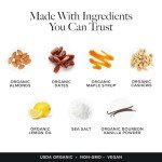 Truvani Plant Based Snack Bar | Lemon Bar Single Bar | 6g Protein | USDA Organic and Vegan | The Only Bar | Dairy, Soy, and Gluten Free | Individually Wrapped