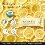 Truvani Plant Based Snack Bar | Lemon Bar Single Bar | 6g Protein | USDA Organic and Vegan | The Only Bar | Dairy, Soy, and Gluten Free | Individually Wrapped