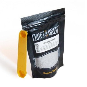 Craft A Brew - Potassium Sorbate - 2oz - Food Grade Stabilizer for Wine, Cider, Mead - Backsweetening - Ingredients for Home Brewing - Mead & Wine Making Supplies - Yields 20+ Gallons