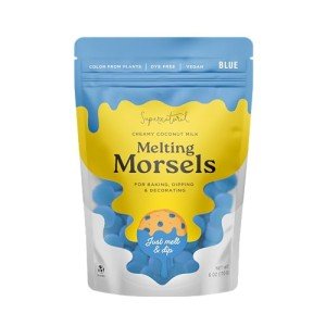 Supernatural Dye-Free Melting Morsels, Blue- Plant-Based, Vegan, Kosher, No Artificial Colors, 6oz