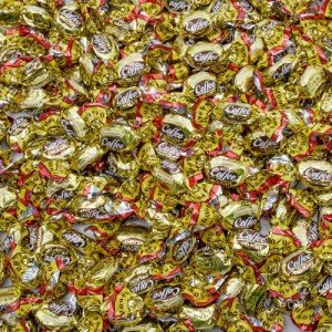Coffee Delight Hard Candy 1 lb – Bulk Candy in Resealable Bag, Individually Wrapped Candies Made with Real Colombian Coffee, Gluten Free