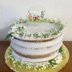 Happy Birthday Cake Topper Acrylic Classic Pooh Birthday Cake Decoration First Birthday Supplies Baby Shower Decorations