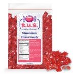 R.U.S. Candy Company Cinnamon Disc Candy - 1 Pound Bag - Spicy Hard Candy Perfect for Parties and Gift Giving (1 Pound, Cinnamon)