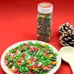 Christmas Sprinkles, Christmas Sprinkles for Baking, Red Green Sprinkles, Holiday Sprinkles Mix, Christmas Sprinkles for Cookies, Ice Cream, Cake, Cupcake