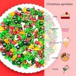 Christmas Sprinkles, Christmas Sprinkles for Baking, Red Green Sprinkles, Holiday Sprinkles Mix, Christmas Sprinkles for Cookies, Ice Cream, Cake, Cupcake