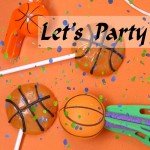 Basketball Lollipops Individually Wrapped - 12 Basketball Candy Suckers for Basketball Party Favors, Basketball Birthday, Basketball Party Supplies - Sports Candy