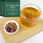 Oil Cleansing Tea for Liver, Oil-Reducing Tea, 10 Herbal with Excellent Formula, Mild Herbs Oil Reducing Tea, 10 Tea Bags